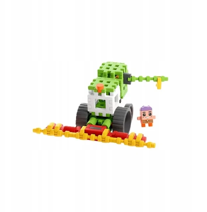 Konstruktorius Marioinex Waffle mini Farmer - Kombainas, 50 detalių