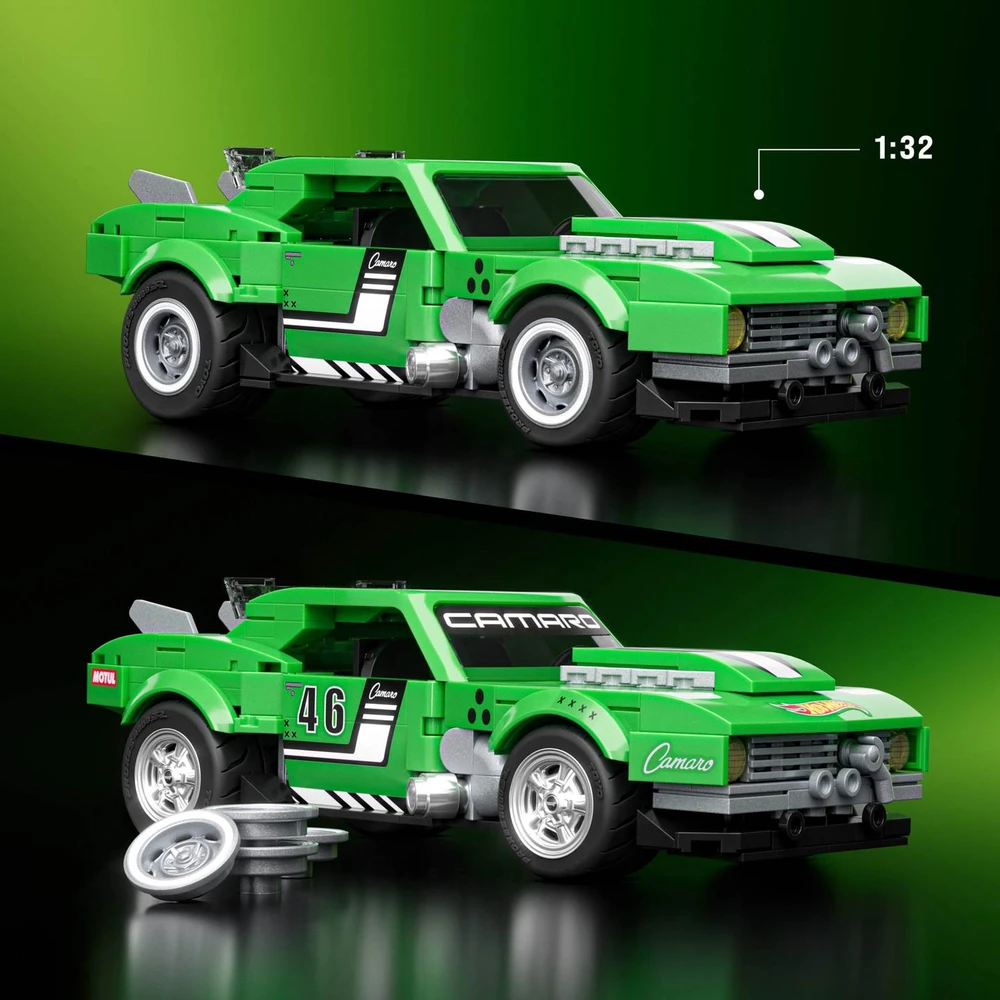 MATTEL BRICK SHOP HOT WHEELS konstruktorius – Speed Camaro (JFT16)