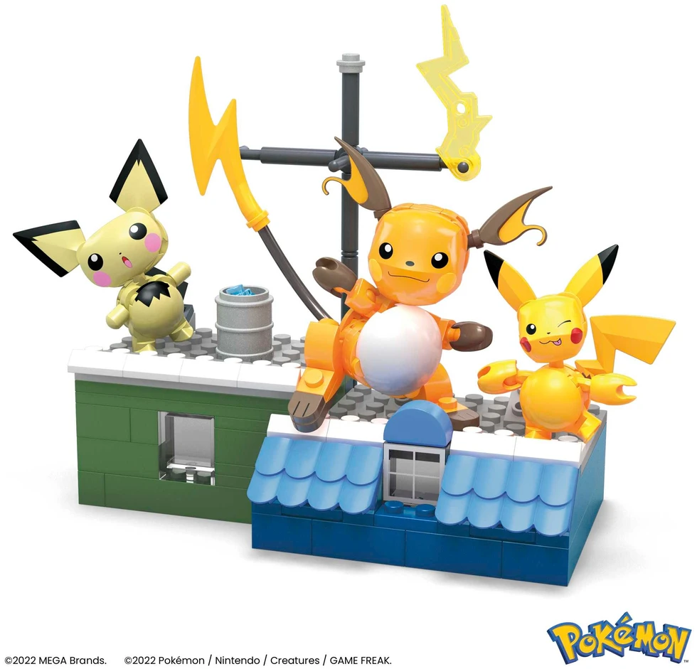 Mattel MEGA CONSTRUX POKEMON Pikachu evoliucija (HKT23)