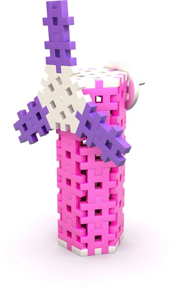 Konstruktorius Meli Basic Pink 400 el.