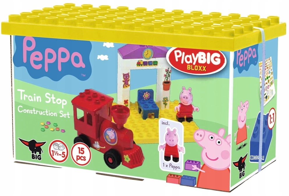 Simba Peppa Pig Konstruktorius „Pepa: traukinių stotis“