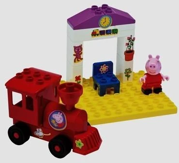 Simba Peppa Pig Konstruktorius „Pepa: traukinių stotis“