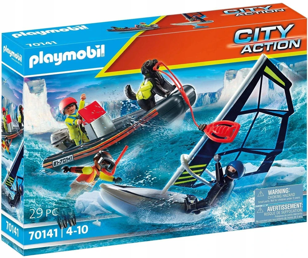 Konstruktorius Playmobil Distress at sea: polar swift rescue - 70141