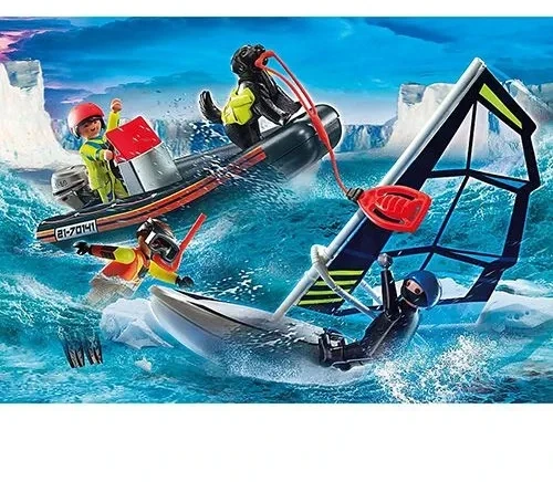 Konstruktorius Playmobil Distress at sea: polar swift rescue - 70141