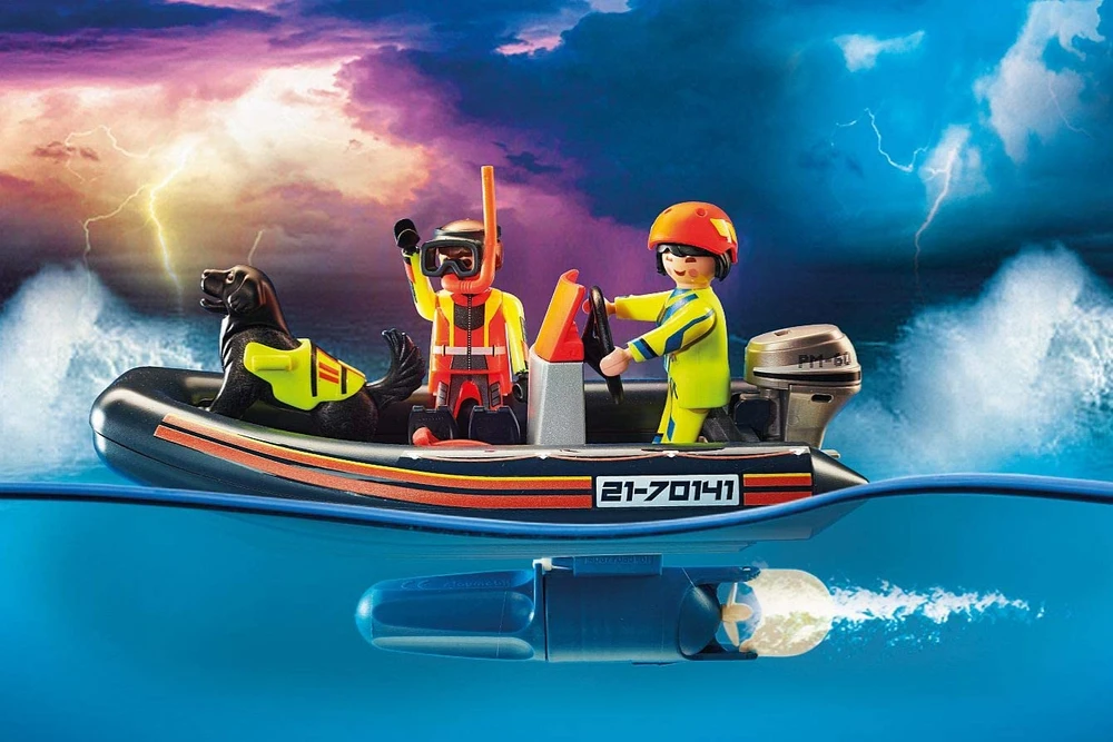 Konstruktorius Playmobil Distress at sea: polar swift rescue - 70141