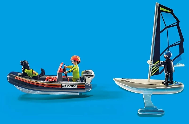 Konstruktorius Playmobil Distress at sea: polar swift rescue - 70141