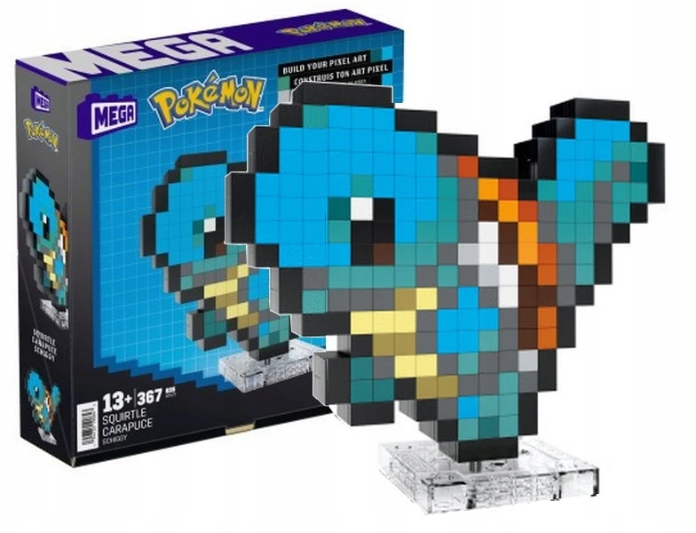 Mattel Konstruktorius Mega Construx Pokemon Pixel Squirtle HTH77