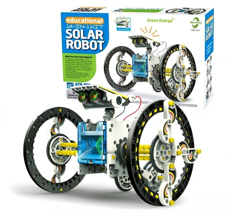 Cooler Stuff Konstruktorius robotas su saulės baterija 14 in 1