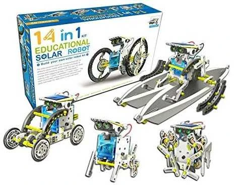 Cooler Stuff Konstruktorius robotas su saulės baterija 14 in 1