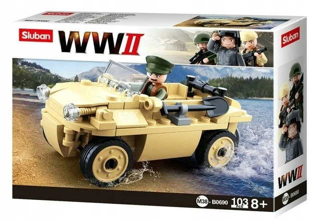 Konstruktorius Sluban German Amphibious Vehicle, 103 d.