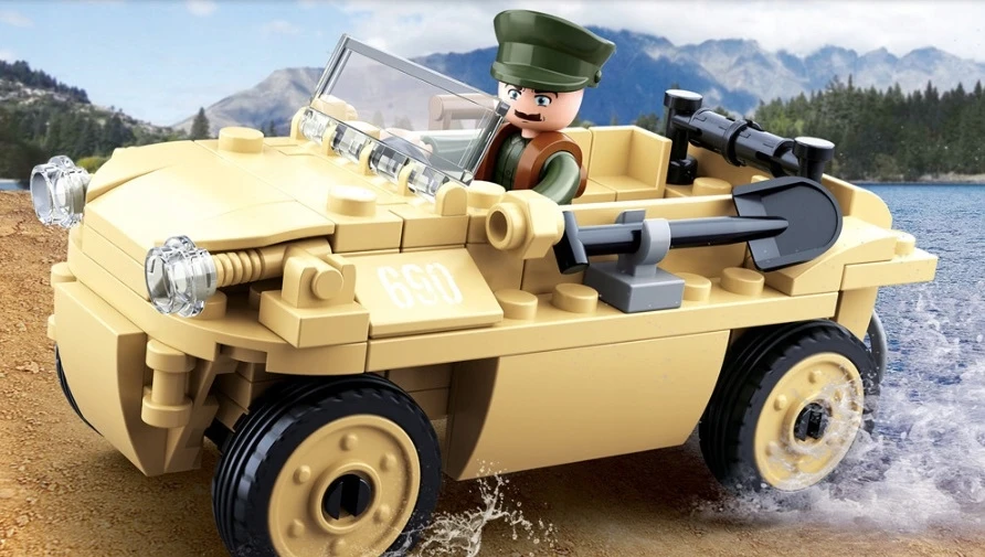 Konstruktorius Sluban German Amphibious Vehicle, 103 d.