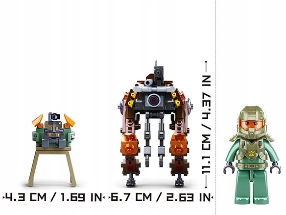 Konstruktorius Sluban Patrol Robot, 174 d.