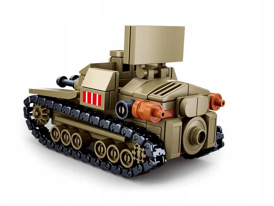 Konstruktorius Sluban Small Italian Tank, 183 d.