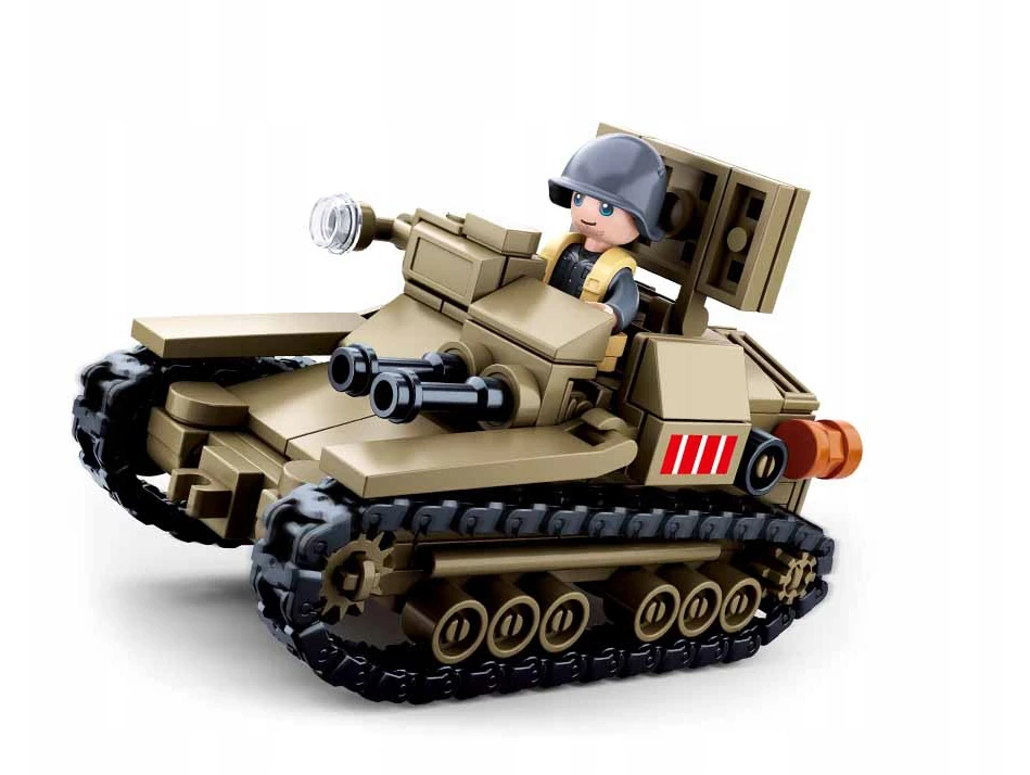 Konstruktorius Sluban Small Italian Tank, 183 d.