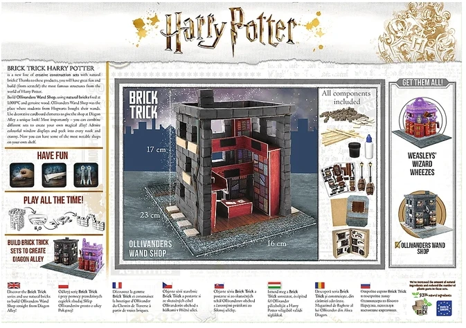 Konstruktorius Trefl Harry Potter Olivanders Wand Shop, 230 d.