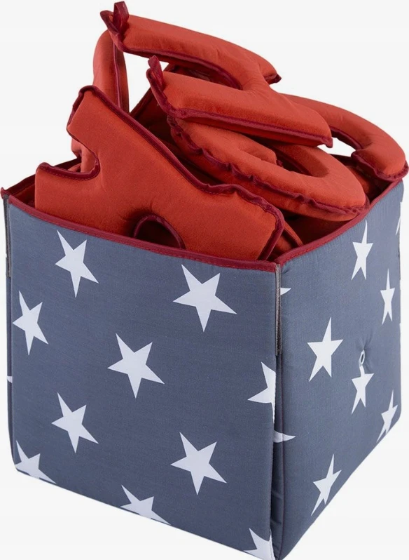 KONTEINERIS Žaislų krepšelis Organizer MAT Oldman 2in1 textile 33cm IŠPARDAVIMAS