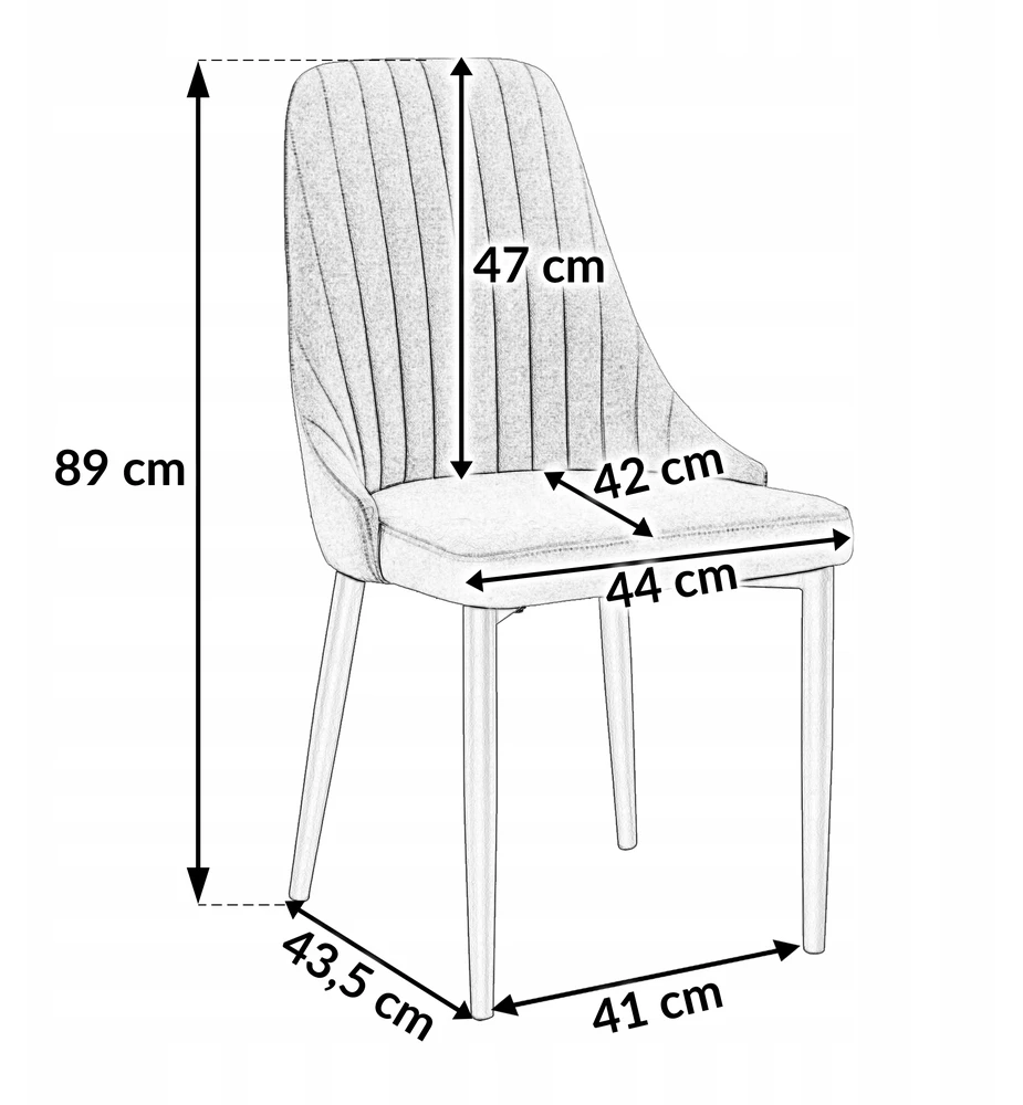 Kontrast Modernus juodas "velvet" stalas "glamour" stiliaus, 89 cm aukščio