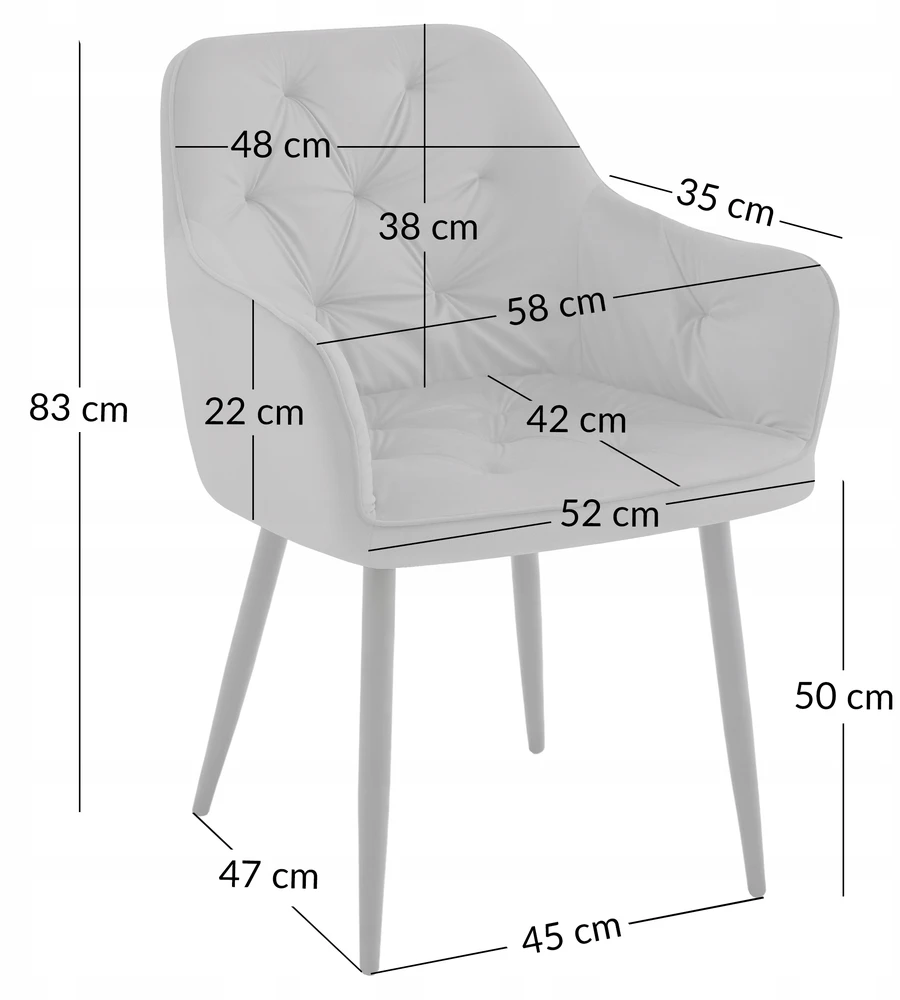 Kontrasto MINŠTA KĖDĖ FOTOŠAS VALGAMOSIS SVETAINE VELŪRAS JULIA III KT202 TAUPE BEIGE