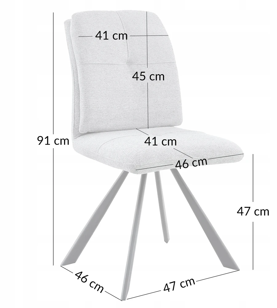 Kontrasto STILINGA KĖDĖ VIRTUVĖ VALGOMAS SVETAINE CHENIL KO221 SELENA SWIVEL BEIGE