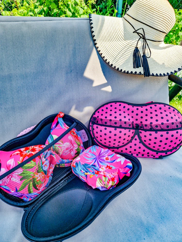 Kontri E1001 TRAVEL CASE Organizatorius apatiniams, liemenėlėms, kelnaitėms, rožinė