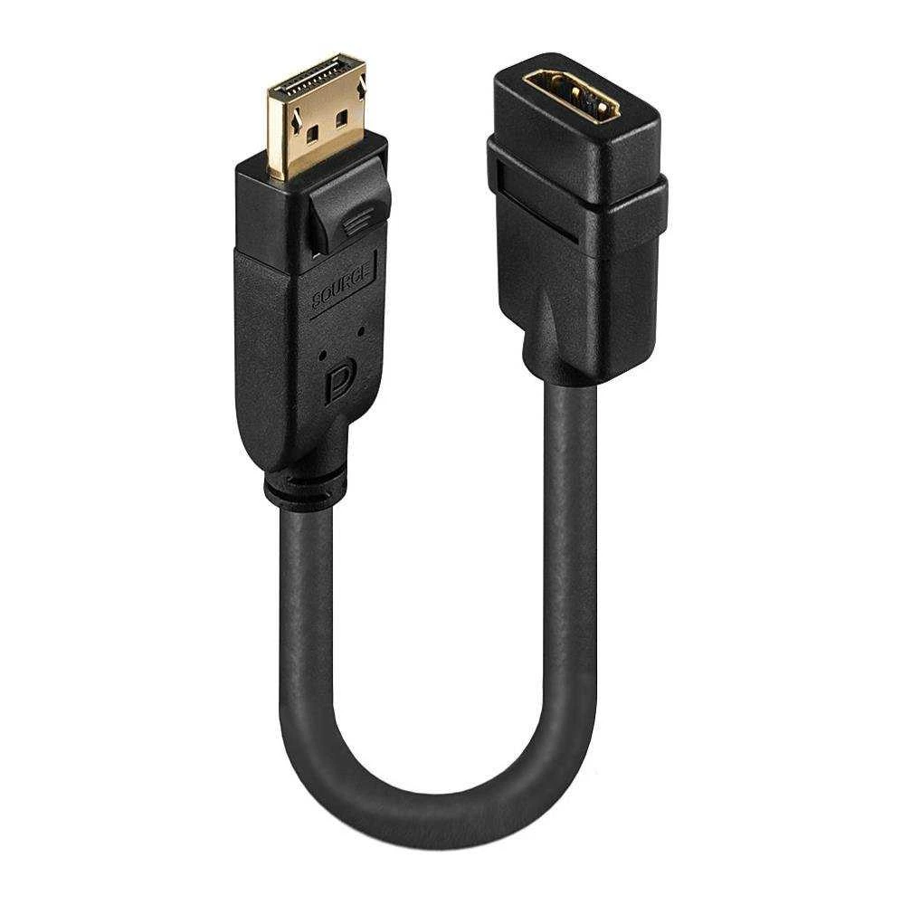 Lindy DisplayPort į HDMI 15 cm juodas