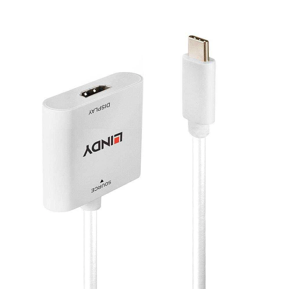 Lindy USB-C į HDMI adapteris, baltas