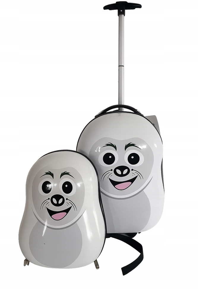 KOOPMAN Kelioninis rinkinys vaikams: salono lagaminas + kuprinė - 3 dizaino