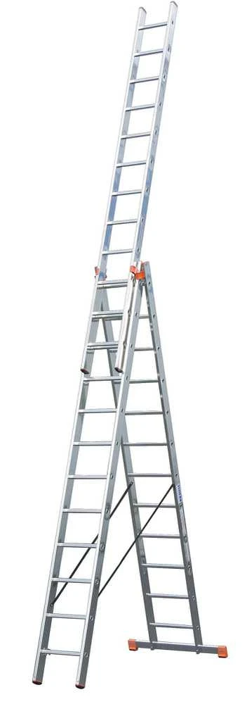 Kopėčios KRAUSE Tribilo, 3x12, daugiafunkcinės su nuimama sekcija, darbinis aukštis 930 cm