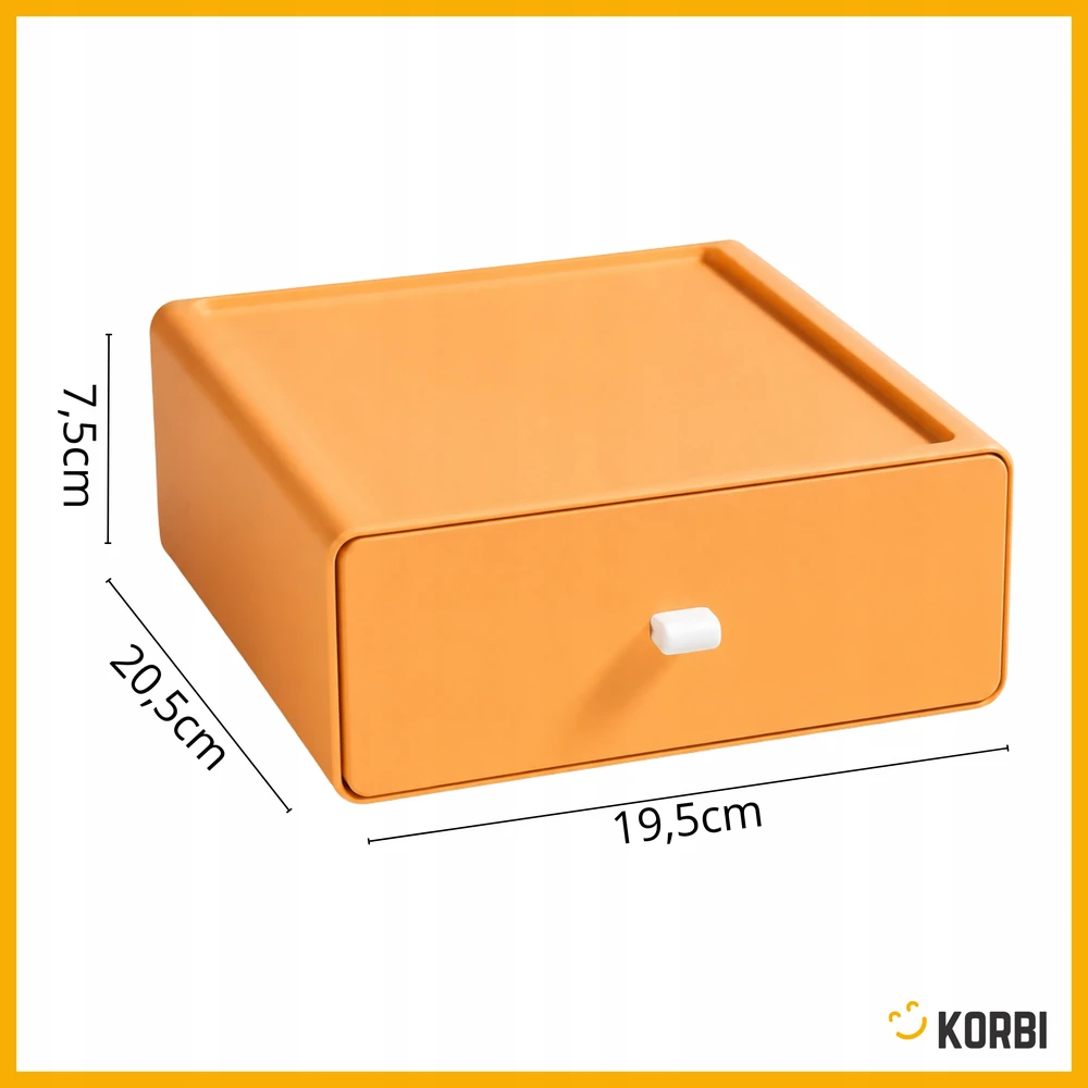 Korbi Dėžutė, oranžinė