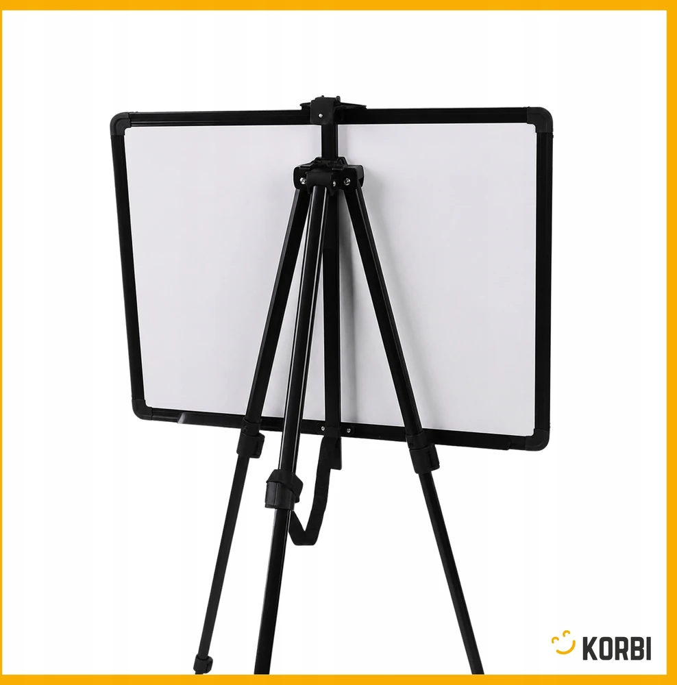Korbi Didelė magnetinė taktinė lenta 60x45 cm su stovu