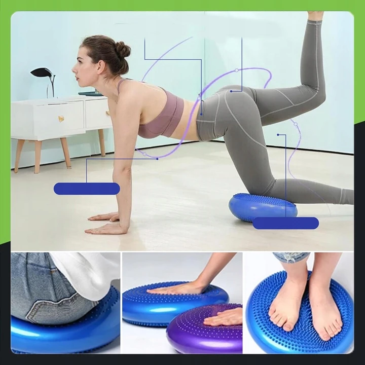 Korbi Sensorinės reabilitacijos pagalvėlė sensomotorinis diskas ežys 34 cm