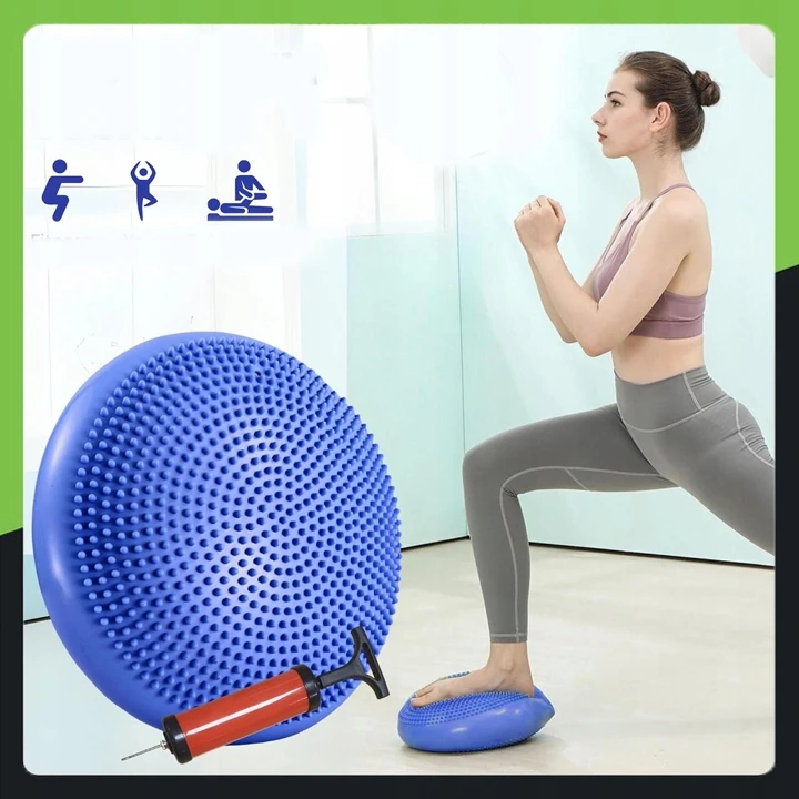 Korbi Sensorinės reabilitacijos pagalvėlė sensomotorinis diskas ežys 34 cm