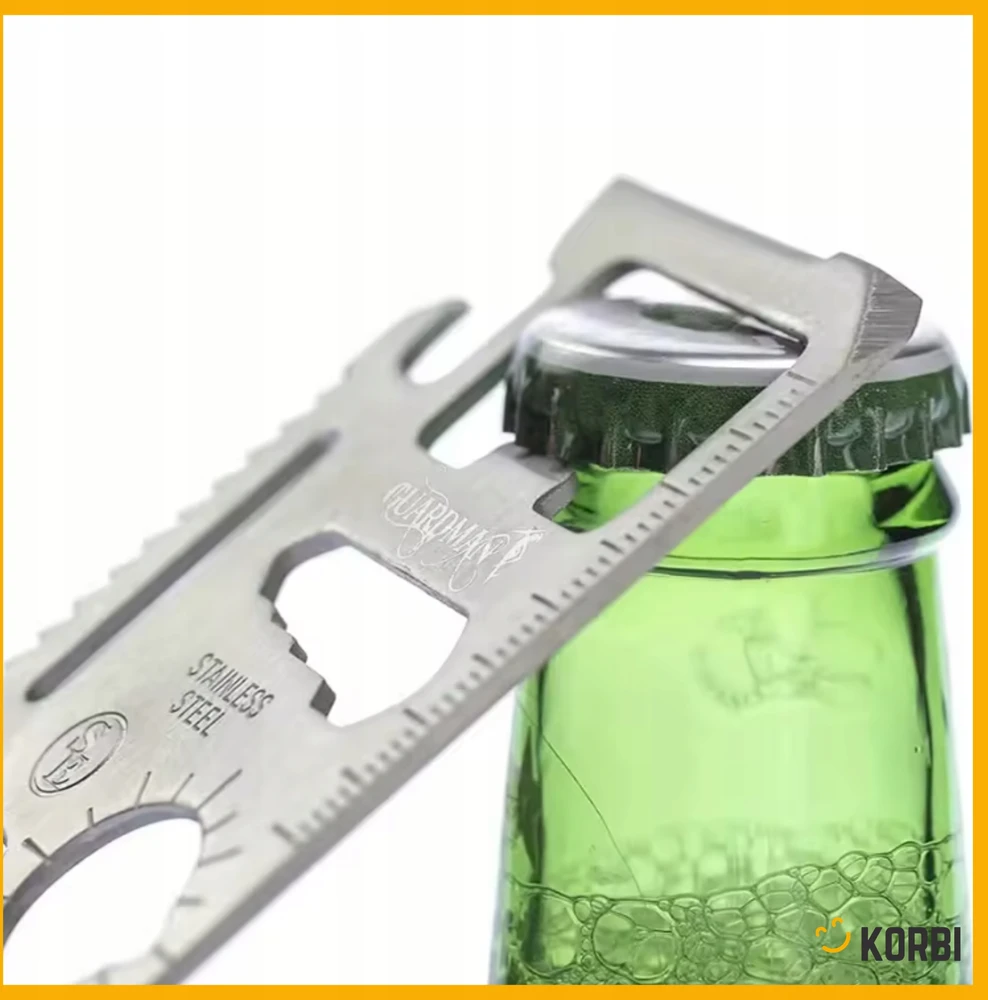 Korbi SURVIVAL CARD ESSENTIAL MINI MULTI TOOL KNIFE