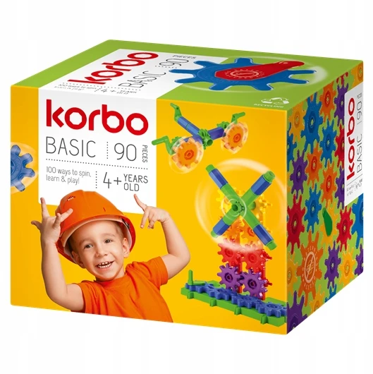 Korbo KURDAMI KONSTRUKCINIAI BLOKAI Basic 90 vnt.
