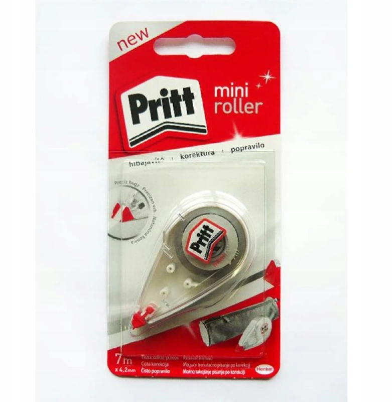 Korektūros juostelė Pritt Miniroller R2, 4,2mmx7m