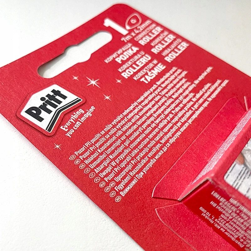 Korektūros juostelė Pritt Miniroller R2, 4,2mmx7m