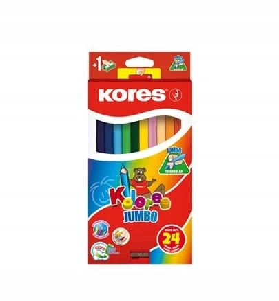 Kores - Jumbo spalvoti pieštukai - 24 vnt. (793524)