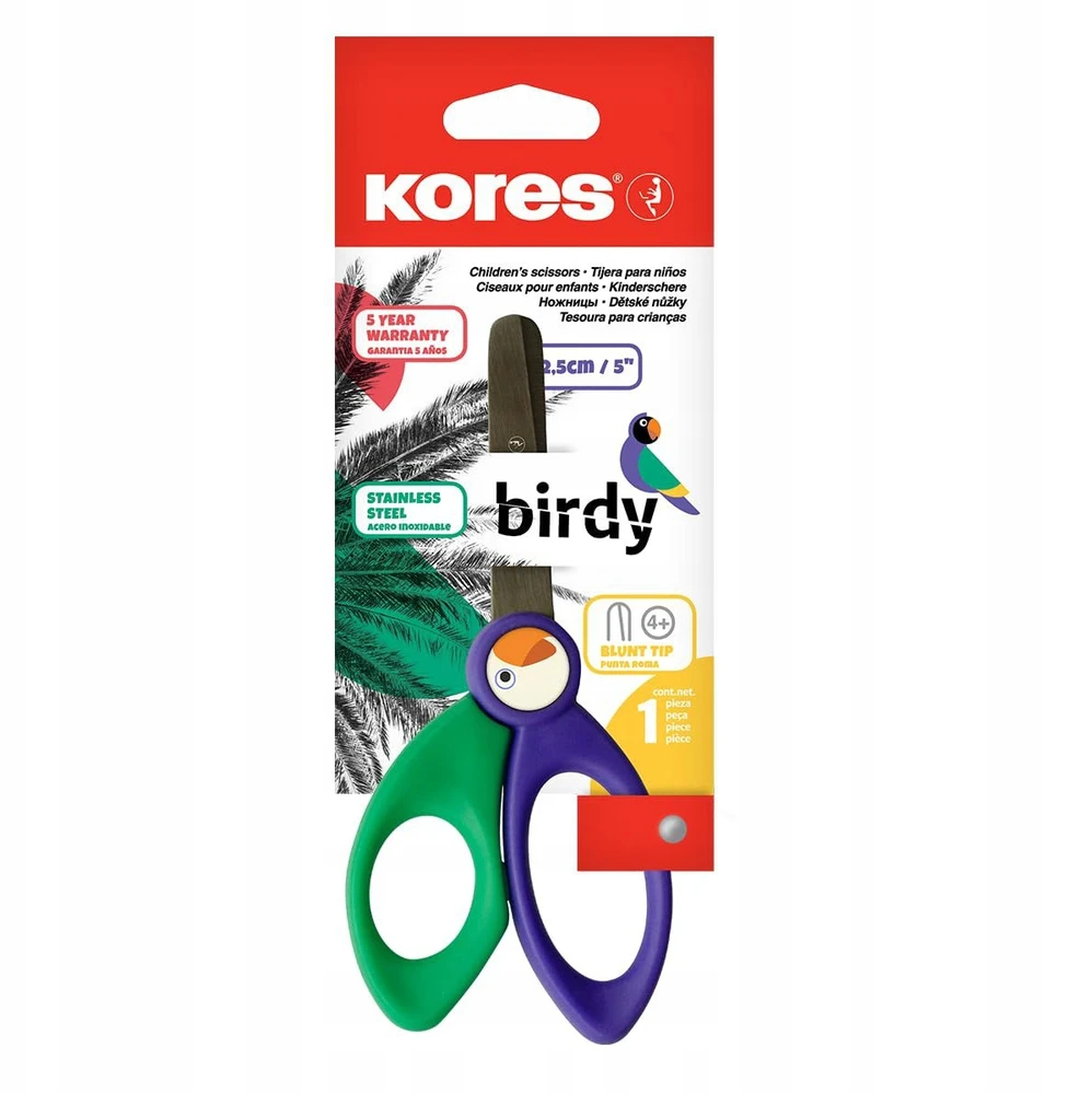 KORESÂŽ: KORES KINDERSCHERE BIRDY FARBSORTIERT 1