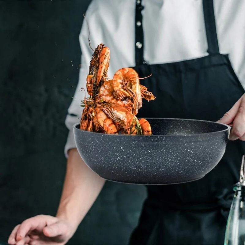 "Korkmaz" indukcinė keptuvė wok ORNELLA 24 cm