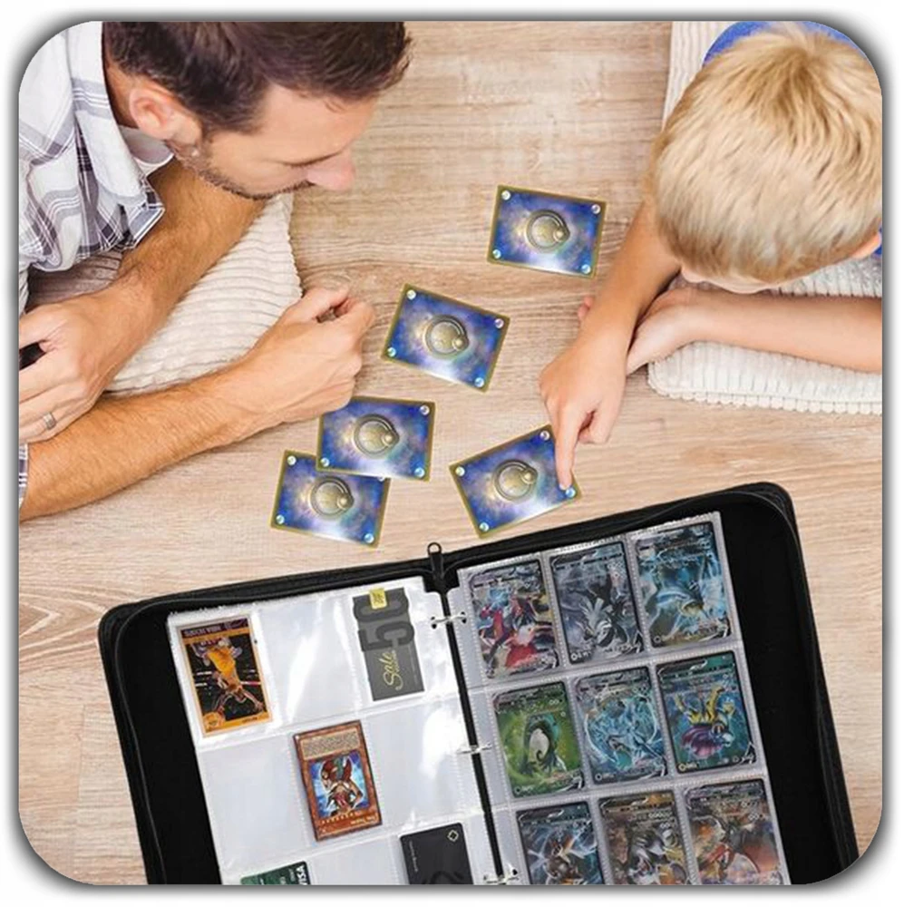 KORTELĖS ALBUMAS DIDELIŲJŲ BINDER KLASĖ 900 POKEMON FUTBOLO KORTELĖMS