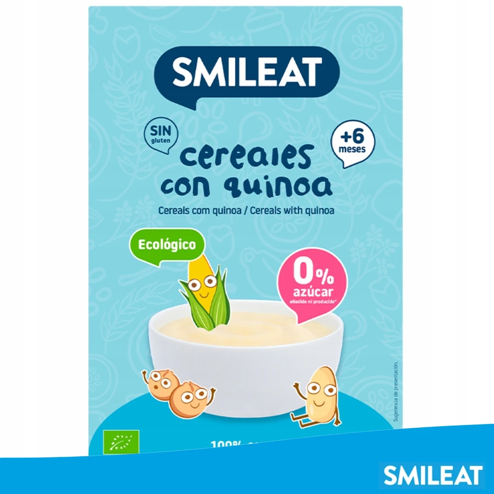 "Smileat" dribsniai be glitimo su kvinoja Bio 200g