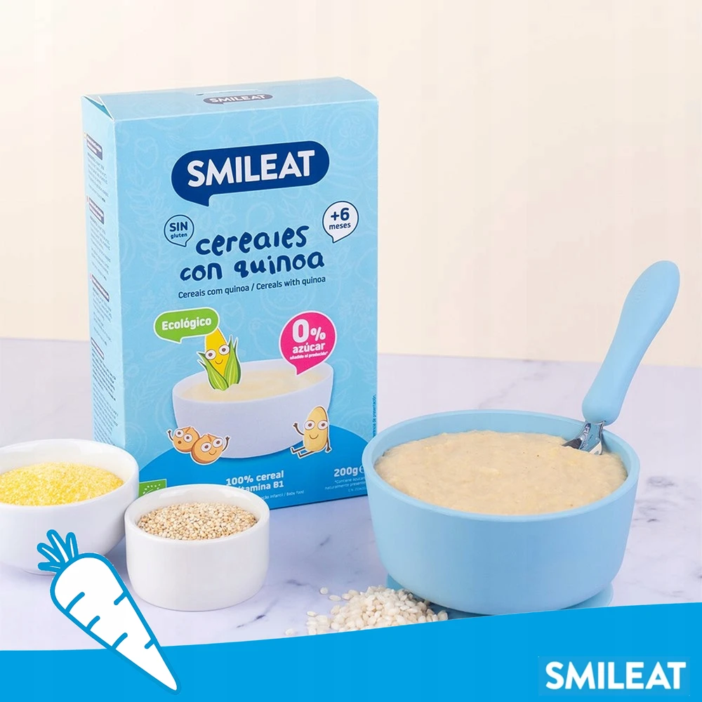 "Smileat" dribsniai be glitimo su kvinoja Bio 200g