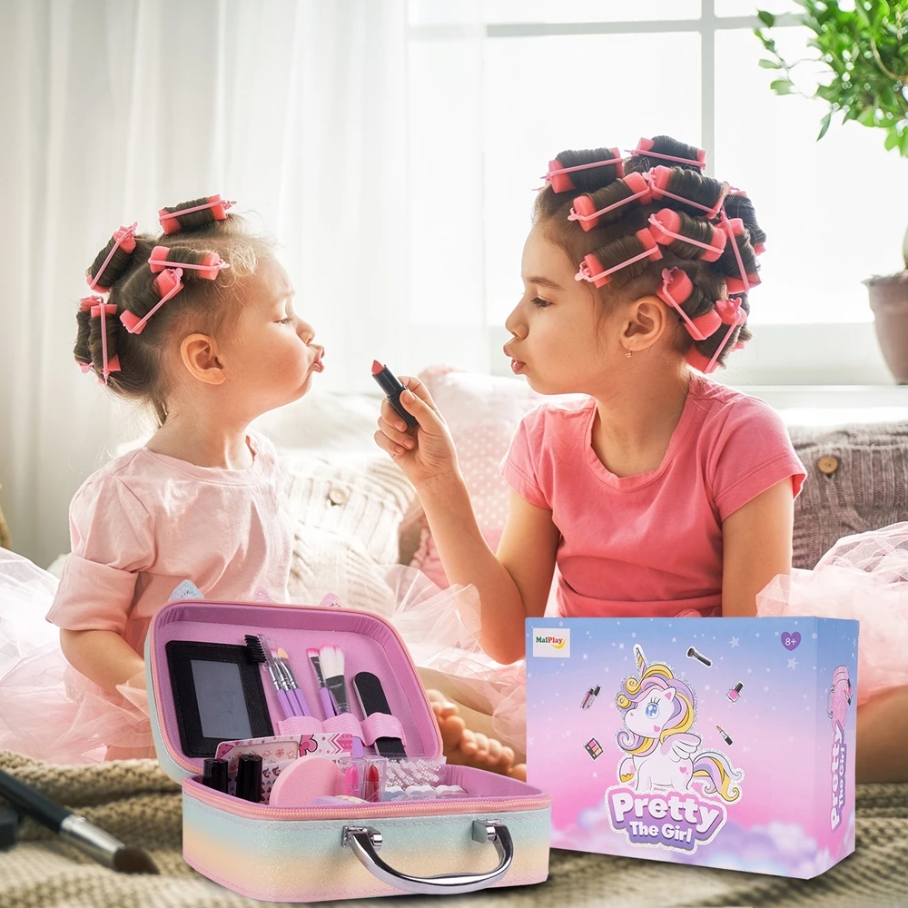 KOSMETIKOS DĖŽUTĖ MIAŽAI IR NAGAMS ŠEŠĖLIAI, RINKINYS MAŽAI PRINCESEI