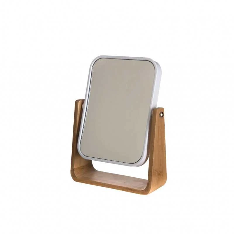 Bigbuy Beauty Kosmetinis veidrodėlis su bambukiniu stovu 16x6x22 cm 5Five 140751
