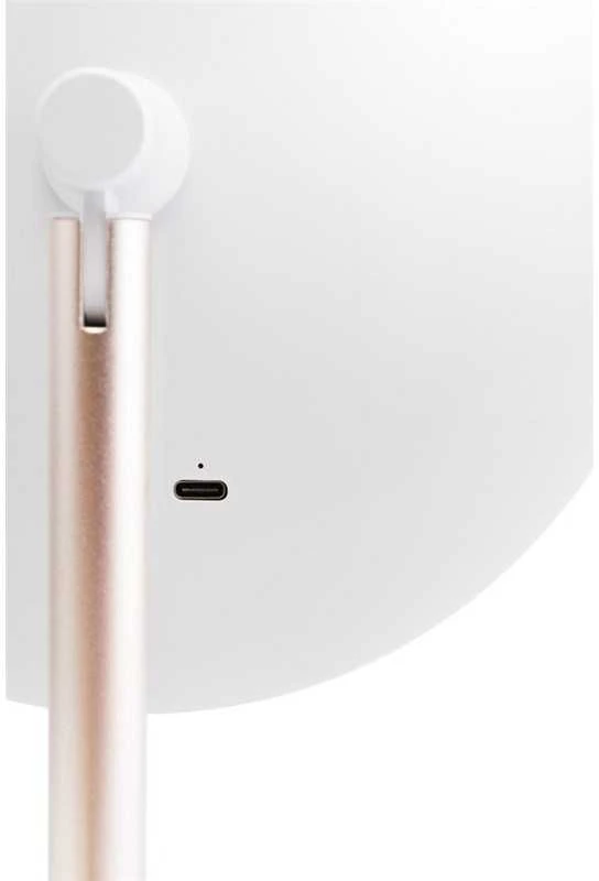 Kosmetinis pastatomas veidrodis su apšvietimu ETA Fenité Cosmetic Mirror, Baltos spalvos