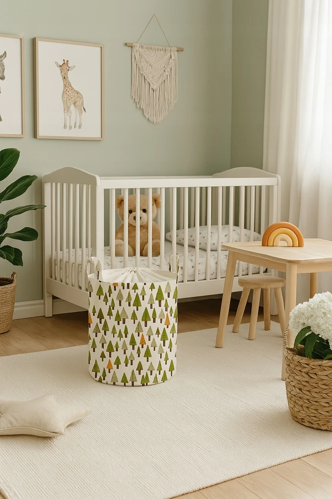 KOSZ NA ZABAWKI UBRANIA PRANIE DUŻY ZAMYKANY POJEMNIK ORGANIZER BABYMAM