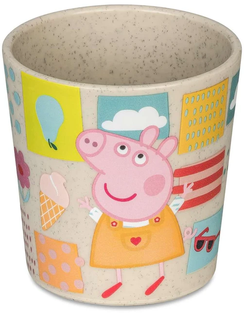 Koziol PLASTIKINIS PEPPA PIG VAKARIENIŲ RINKINYS VAIKAMS 400ML 190ML DIA. 20,5 cm