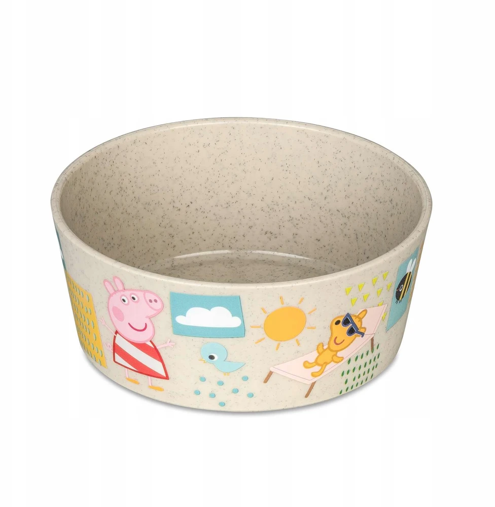 Koziol PLASTIKINIS PEPPA PIG VAKARIENIŲ RINKINYS VAIKAMS 400ML 190ML DIA. 20,5 cm