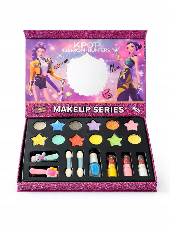 KPOP DEMON HUNTERS MAKEUP Vaikiškas kosmetikos rinkinys mergaitėms