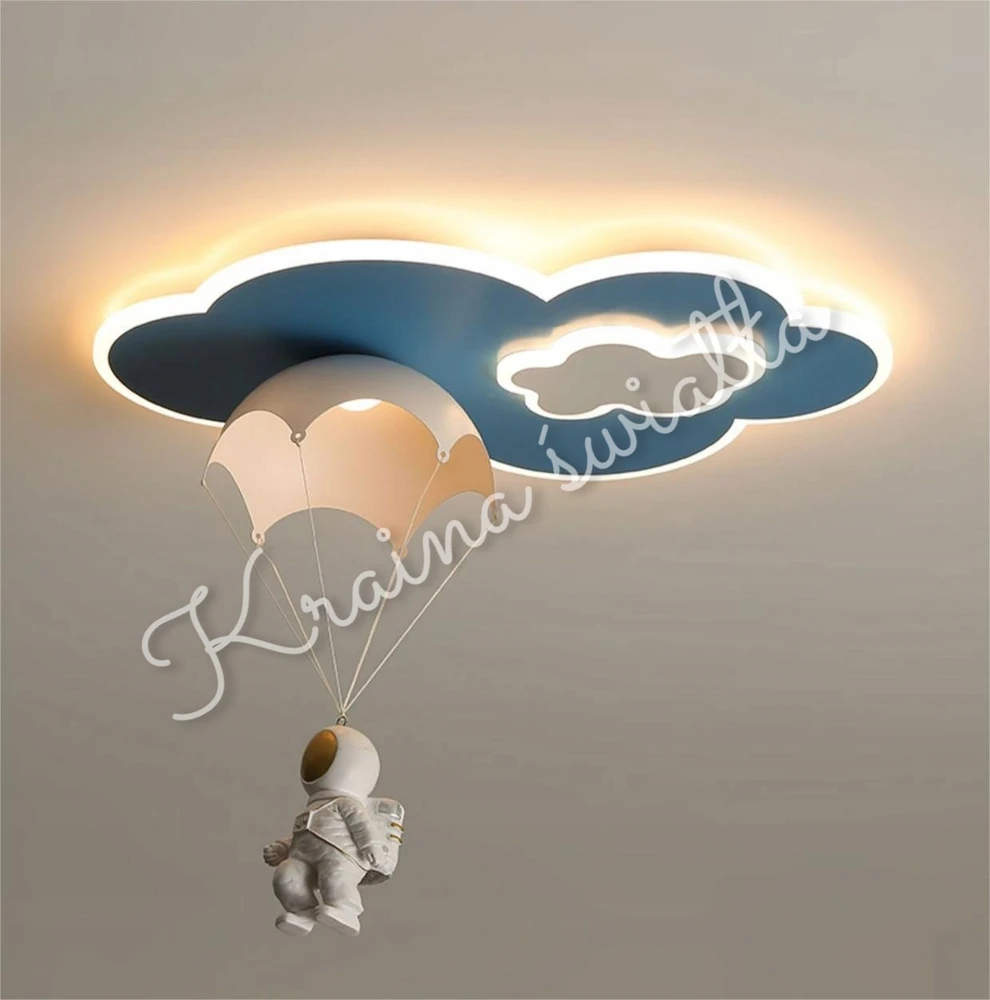 Kraina Swiata Astronautas parašiutininkas Lubinis šviestuvas Vaikų kambario šviesa Land of Light REMOTE